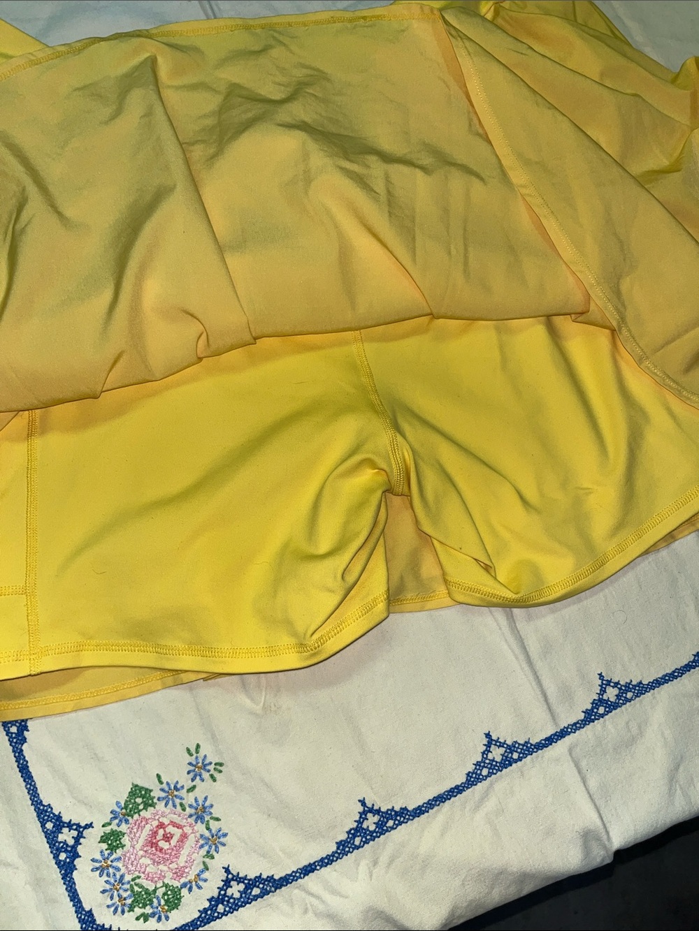 Yellow Women's Sports Bra and Skirt Set from torrid - Picture 8 of 9